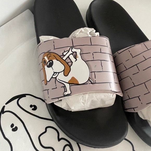 Mens genuine hush puppies sliders size 10 - Picture 2 of 10